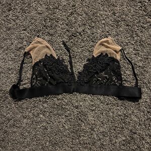 Elegant Black Lace Bralette